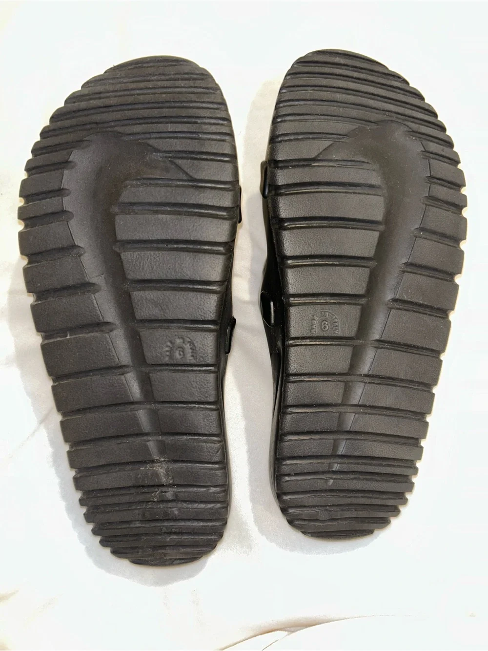 Nike Black Slide Sandals with White Swoosh